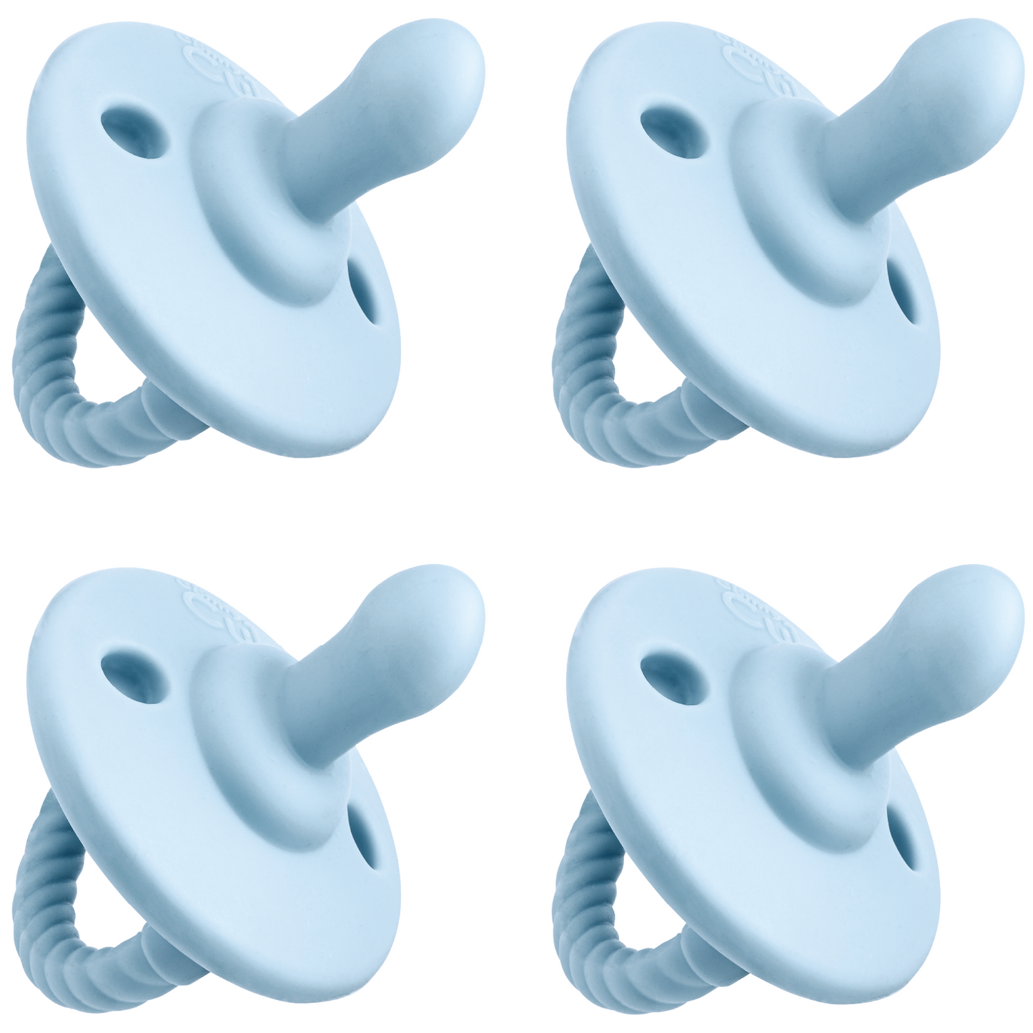 Pacifiers in Sky Blue, 4 Pack
