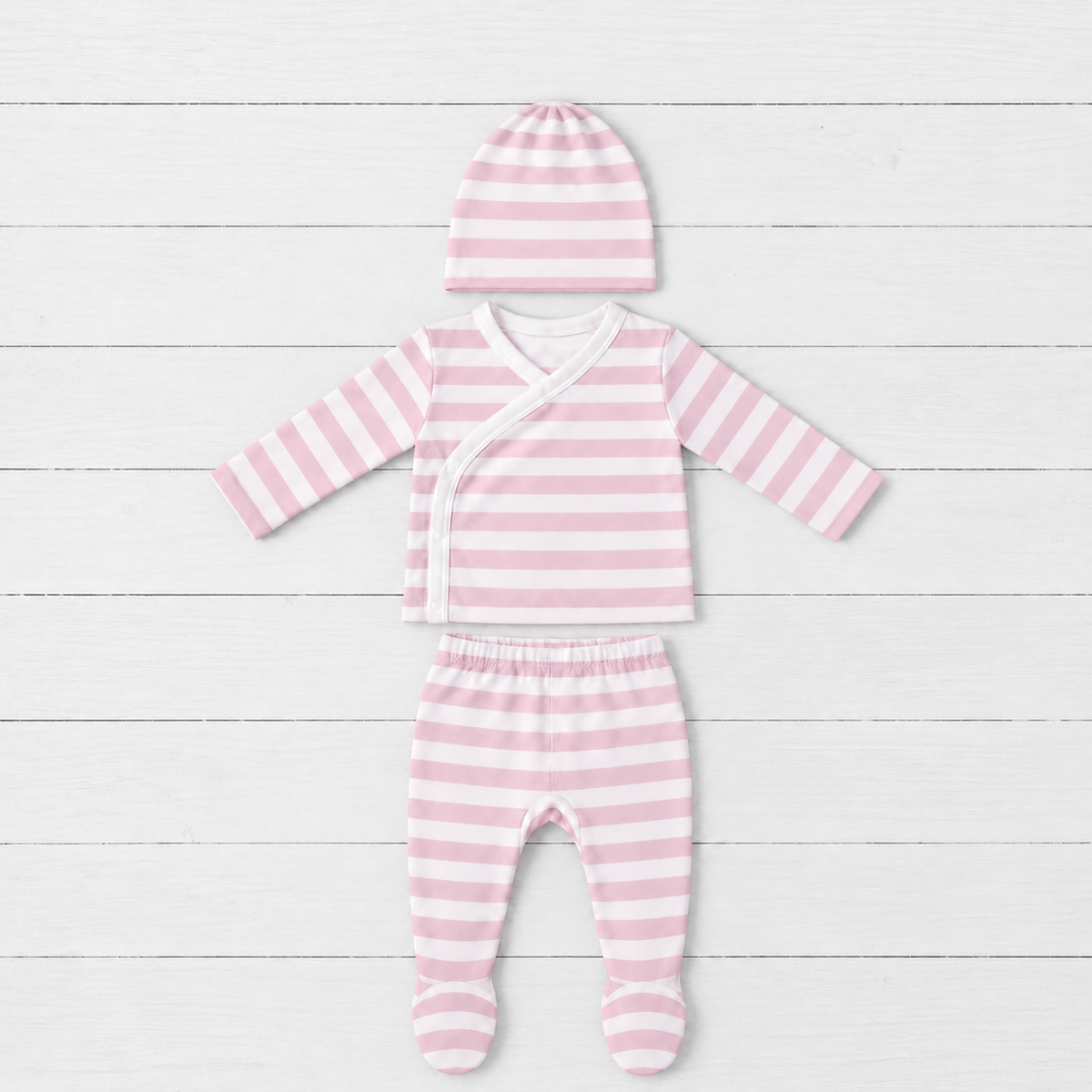 Blush Stripes Take Me Home 3/pc Set