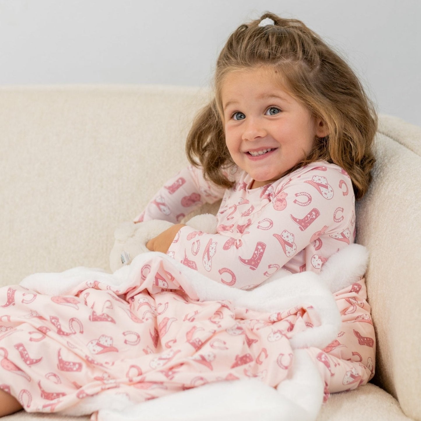 Pink Western Boots Pocket Dress