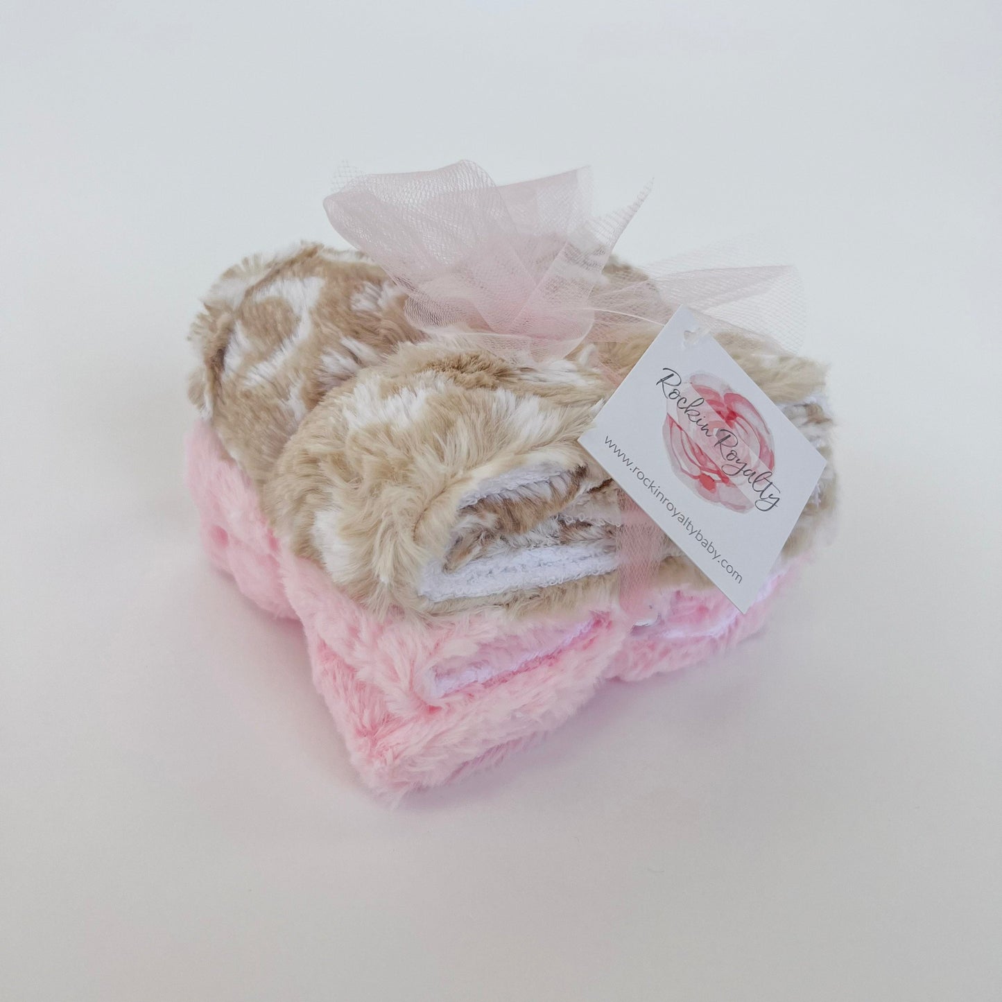 Candyland Safari Luxe Burp Cloth Set | Set of 2