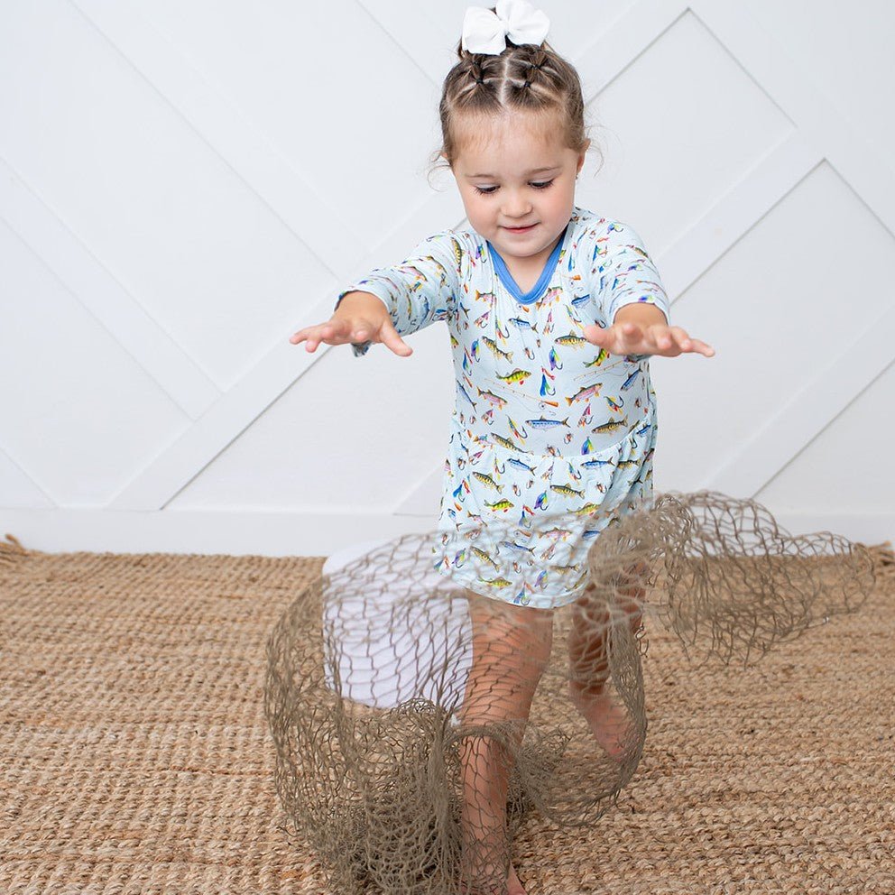 Catch of the Day Bodysuit Dress