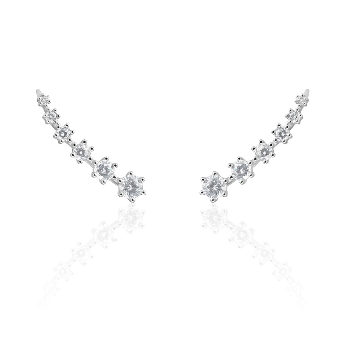 Celina CZ Bar Earring