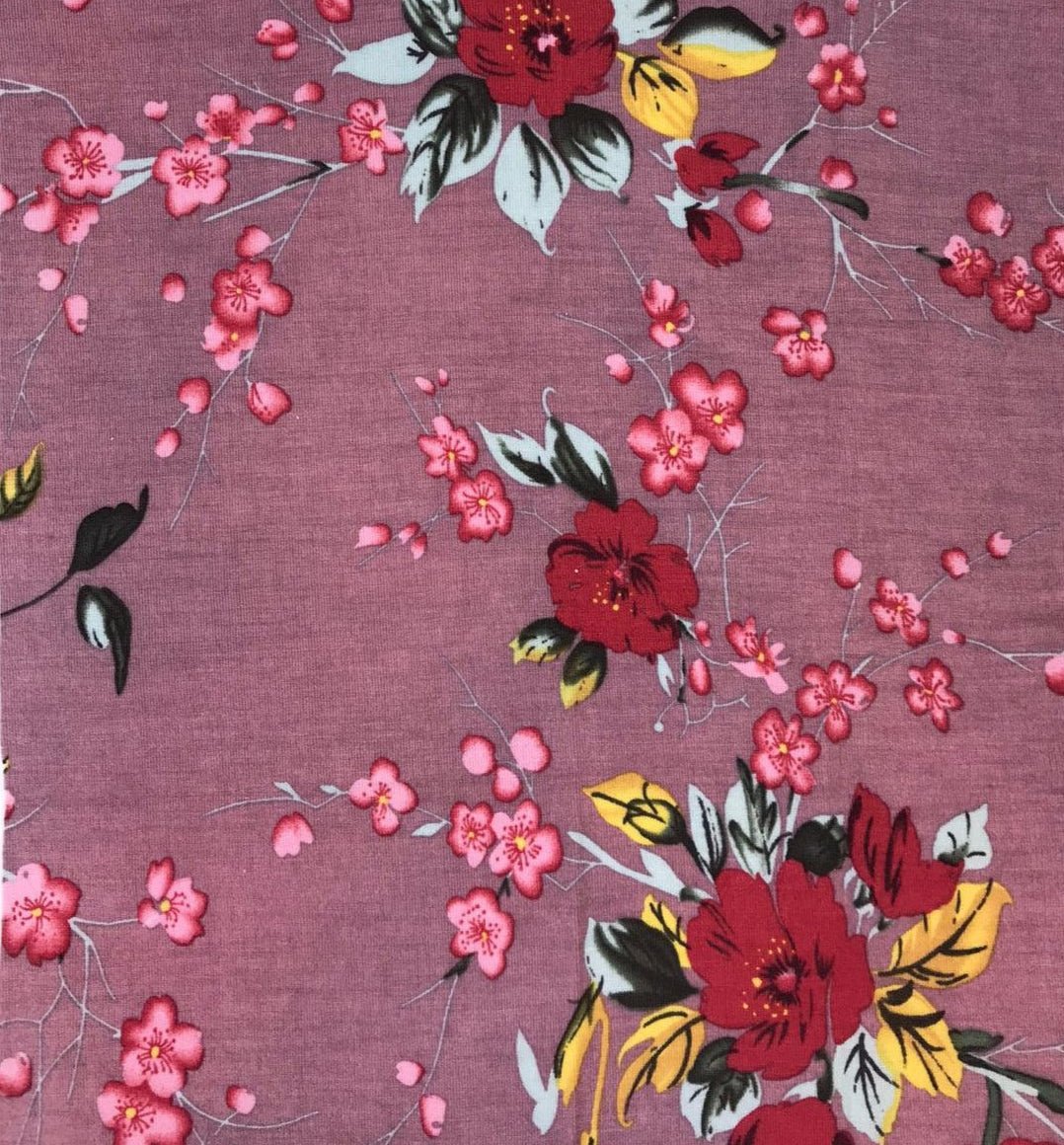 Cherry Blossom Rose Swaddle