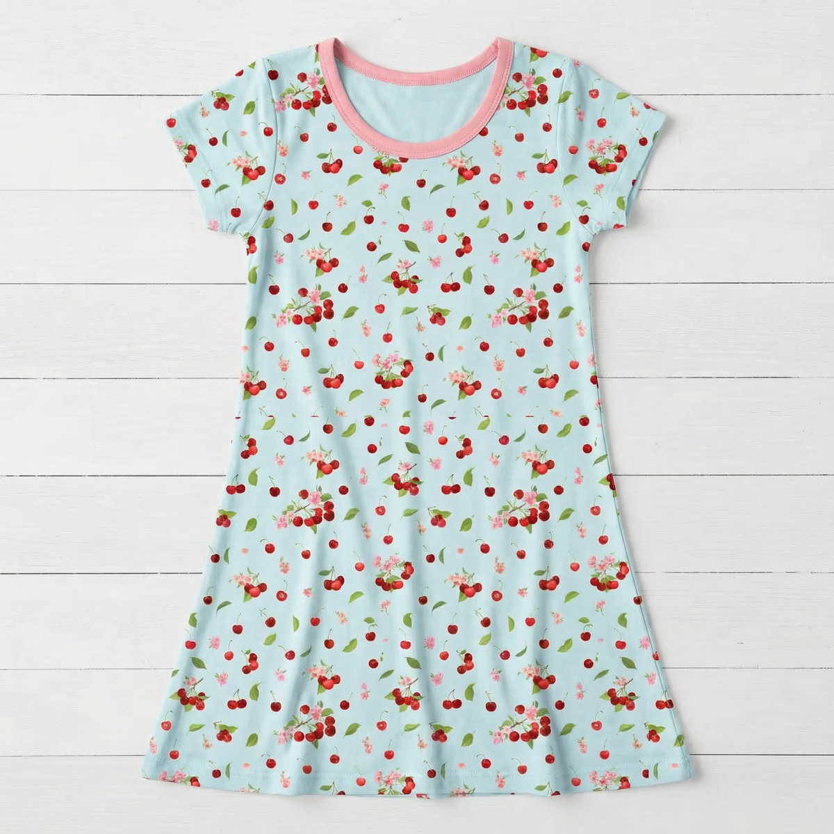 Cherry Kiss A-Line Dress