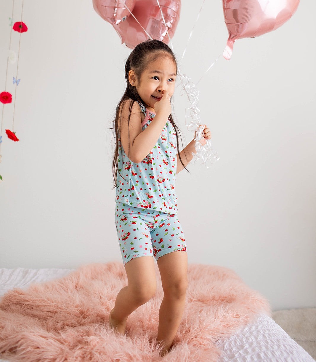 Cherry Kiss Flutter Tank & Shorts