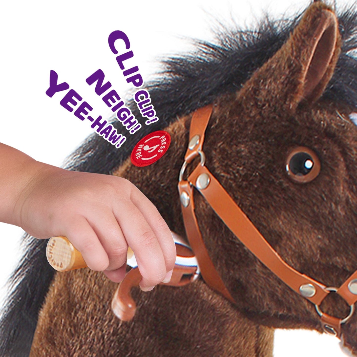 Model U Riding Horse Toy Age 4-7 Chocolate