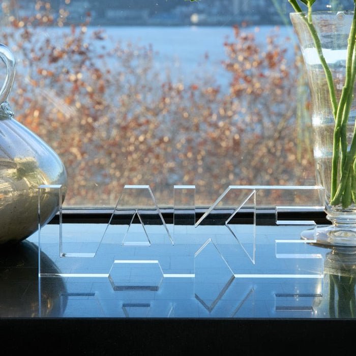 Clear Acrylic Lake Stand Alone