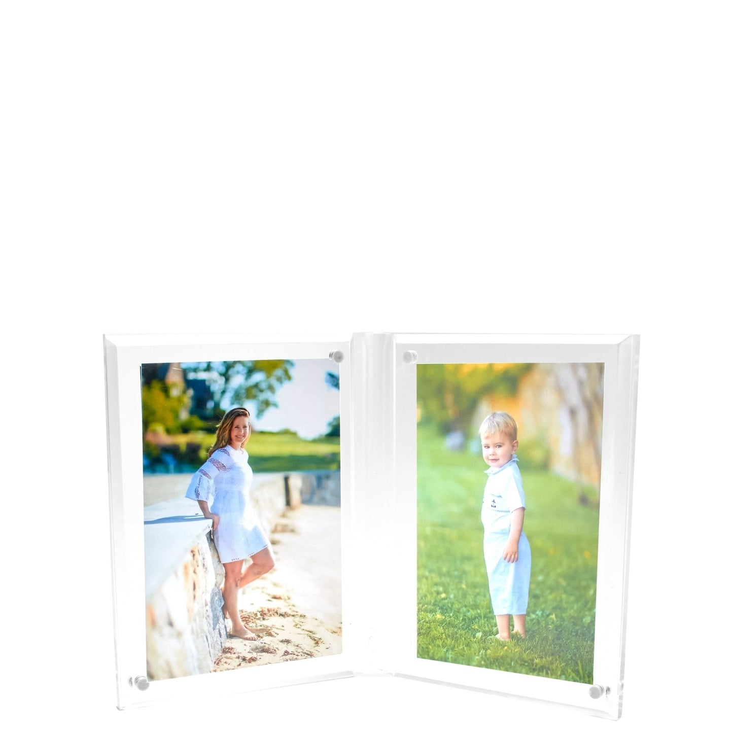 Clear Acrylic Large Double Bevel Frame