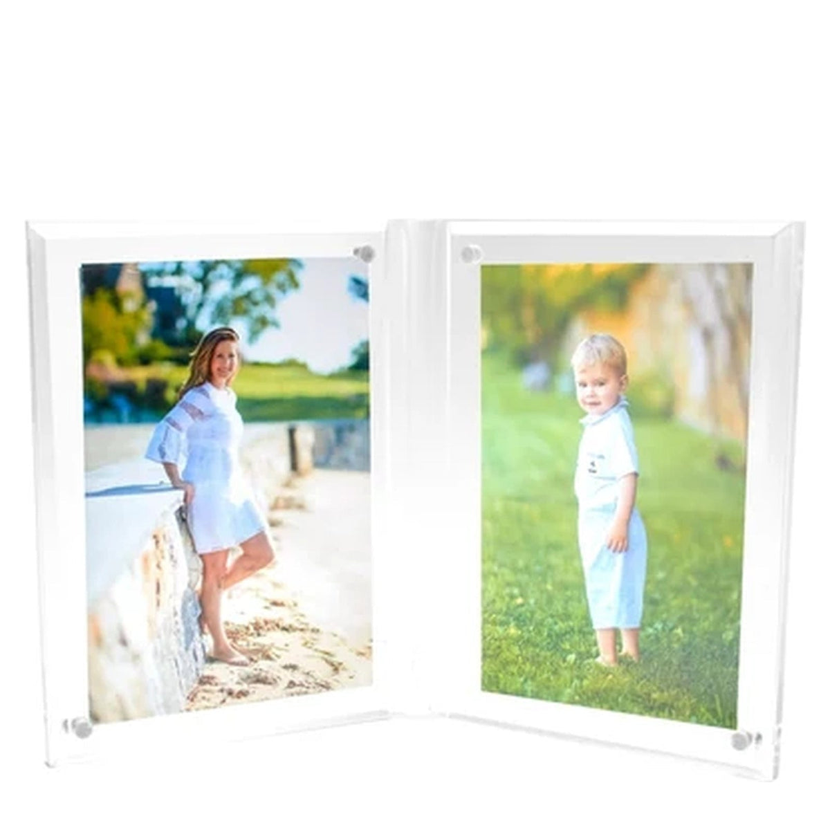 Clear Acrylic Large Double Bevel Frame