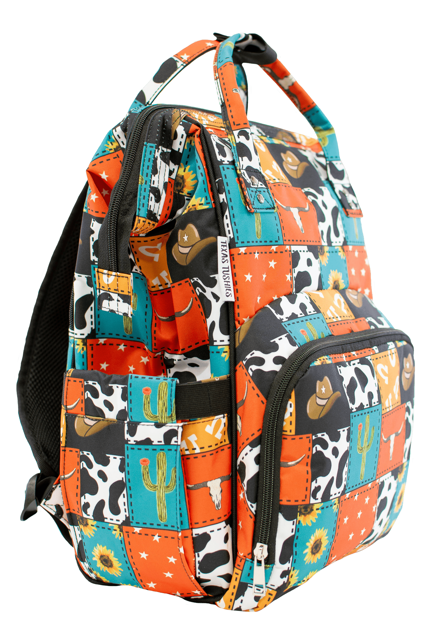 Cowboy Patches - Diaper Bag