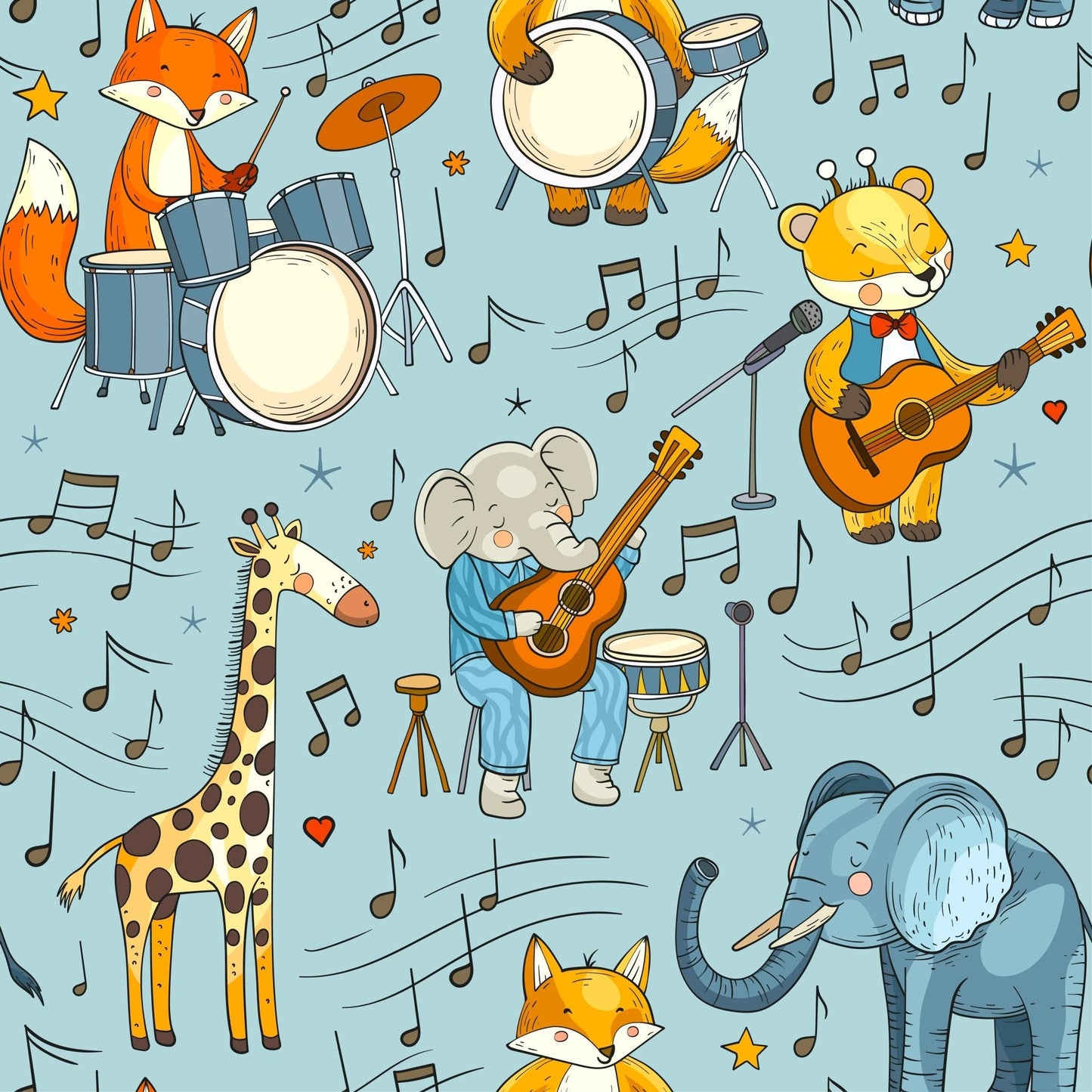 Critter Concert Swaddle