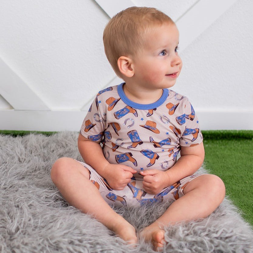 Cuddle Up Cowboy Shorts PJs