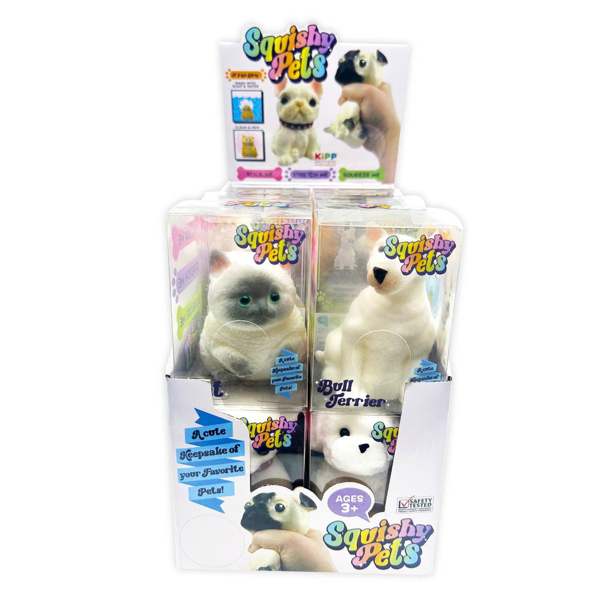So Much Fun! Squishy Pets – Sticky, Stretchy & Squeezable Cat and Dog Fidget Toys