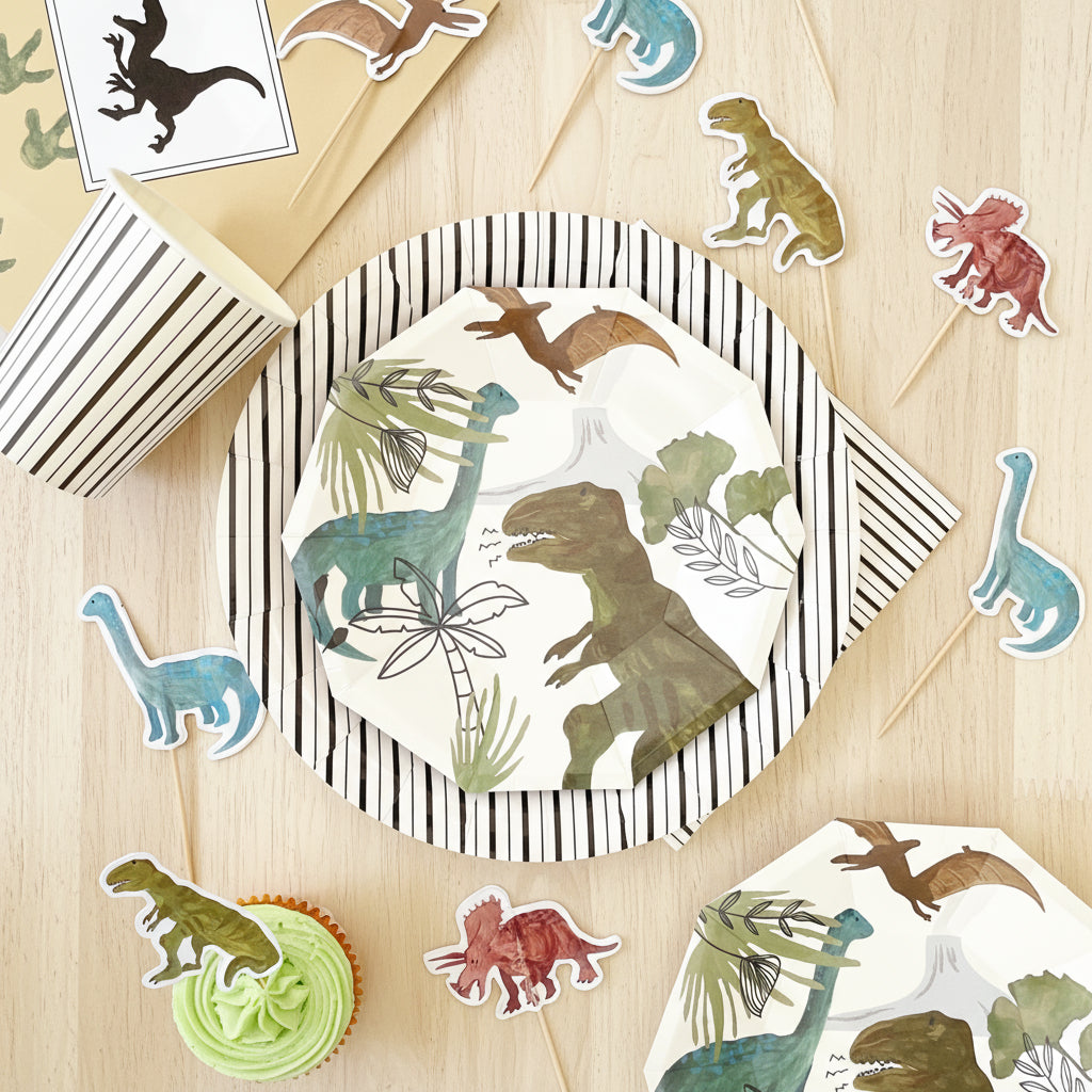 Dinosaur Cake Toppers (Set of 12)