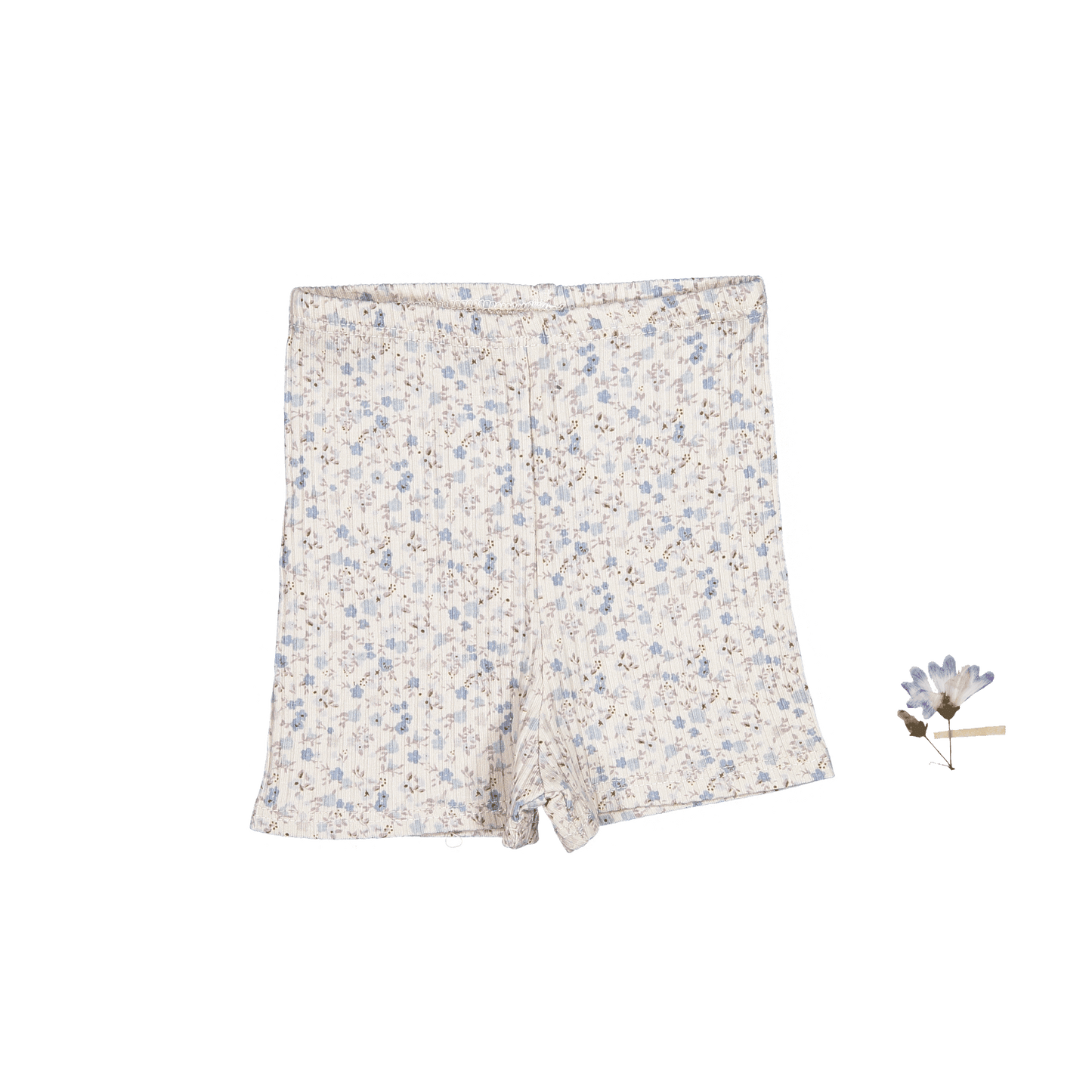 The Printed Short - Dusty Blue Floral