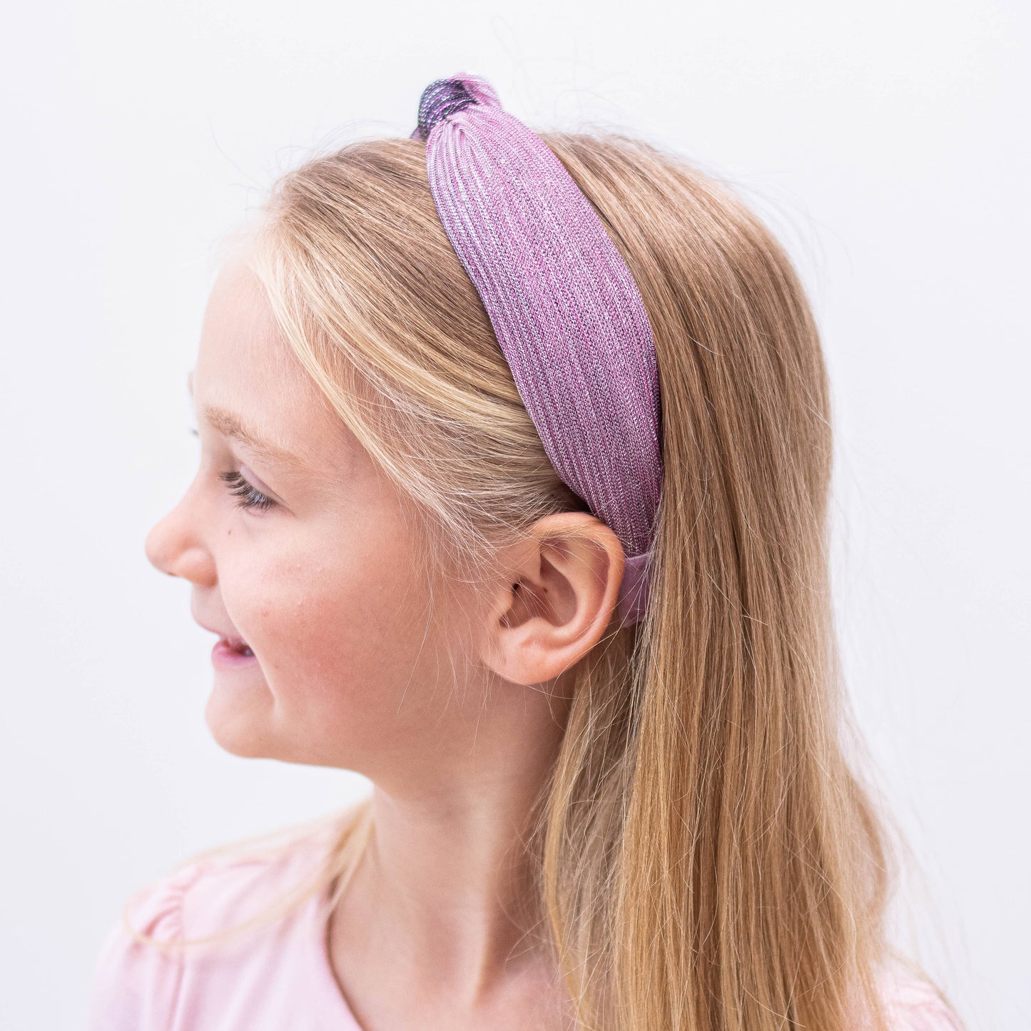 Two Tone Pleated Knot Headbands