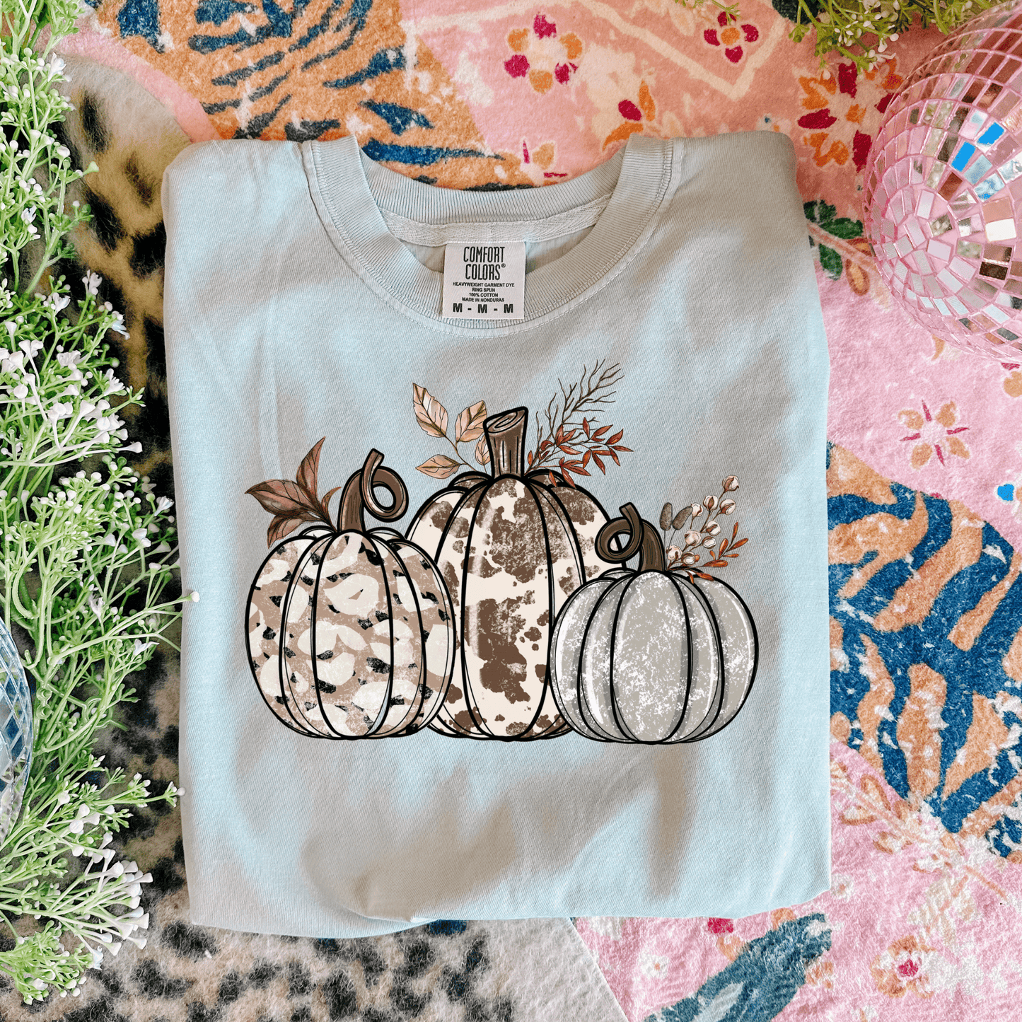 Ivory Pumpkins Graphic Tee