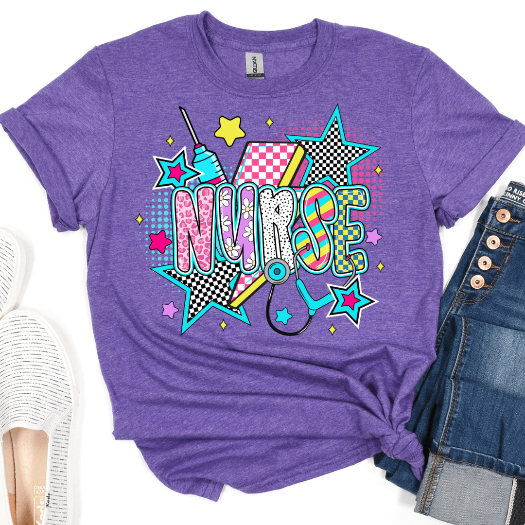 Retro Nurse Graphic Tee