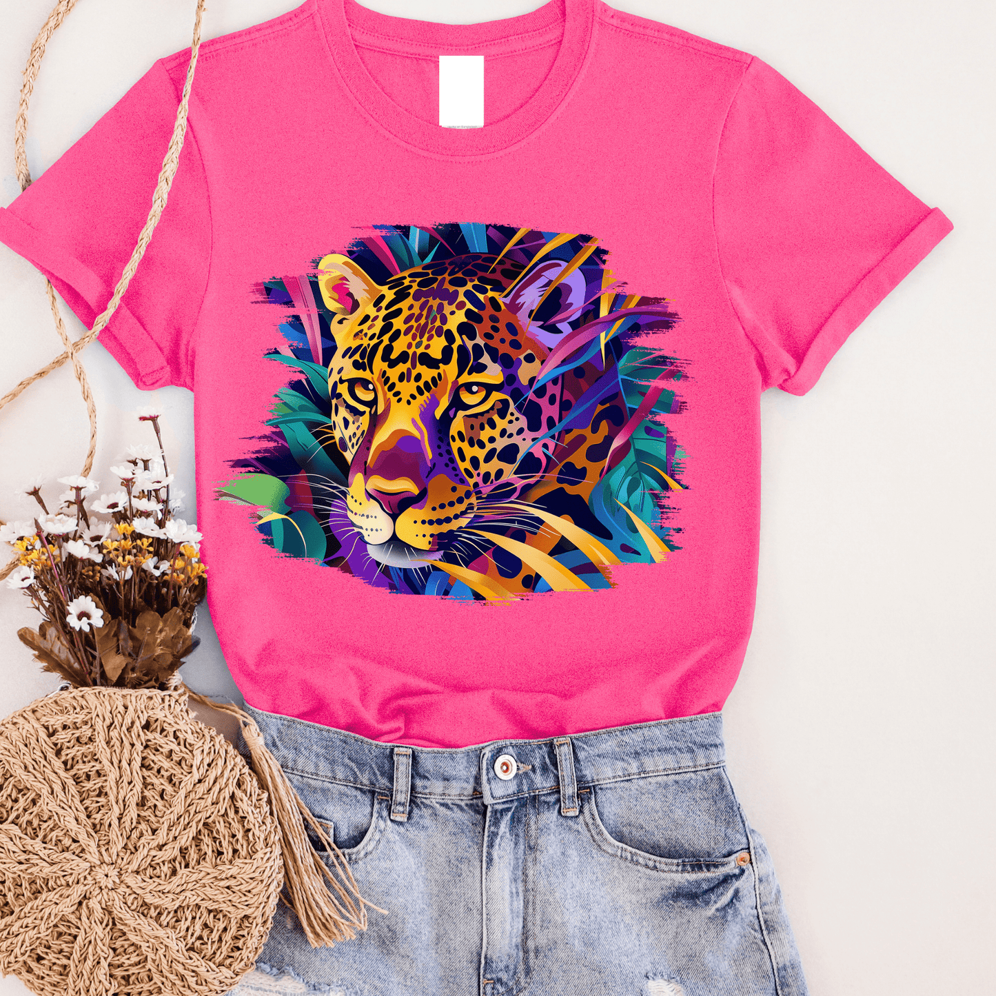 Wild Cheetah Graphic Tee