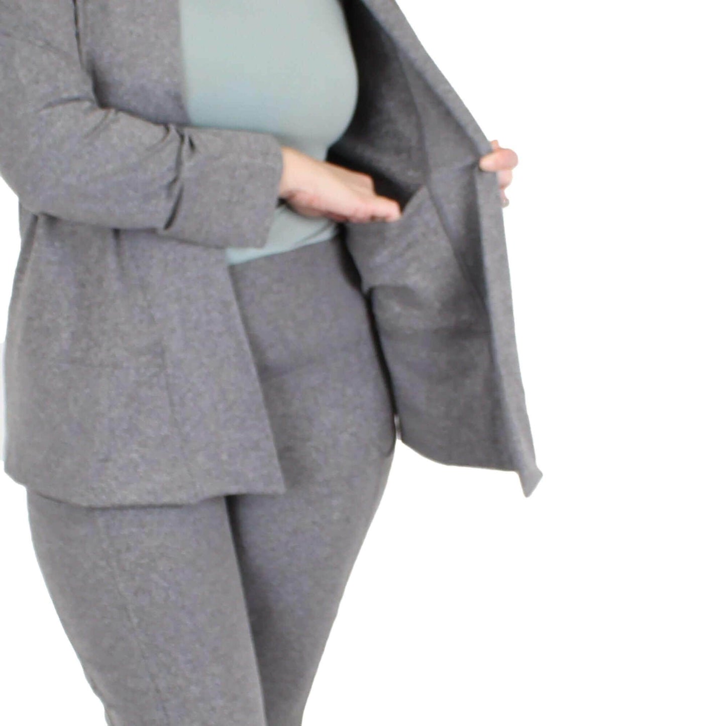 Flow Cardigan | Steel
