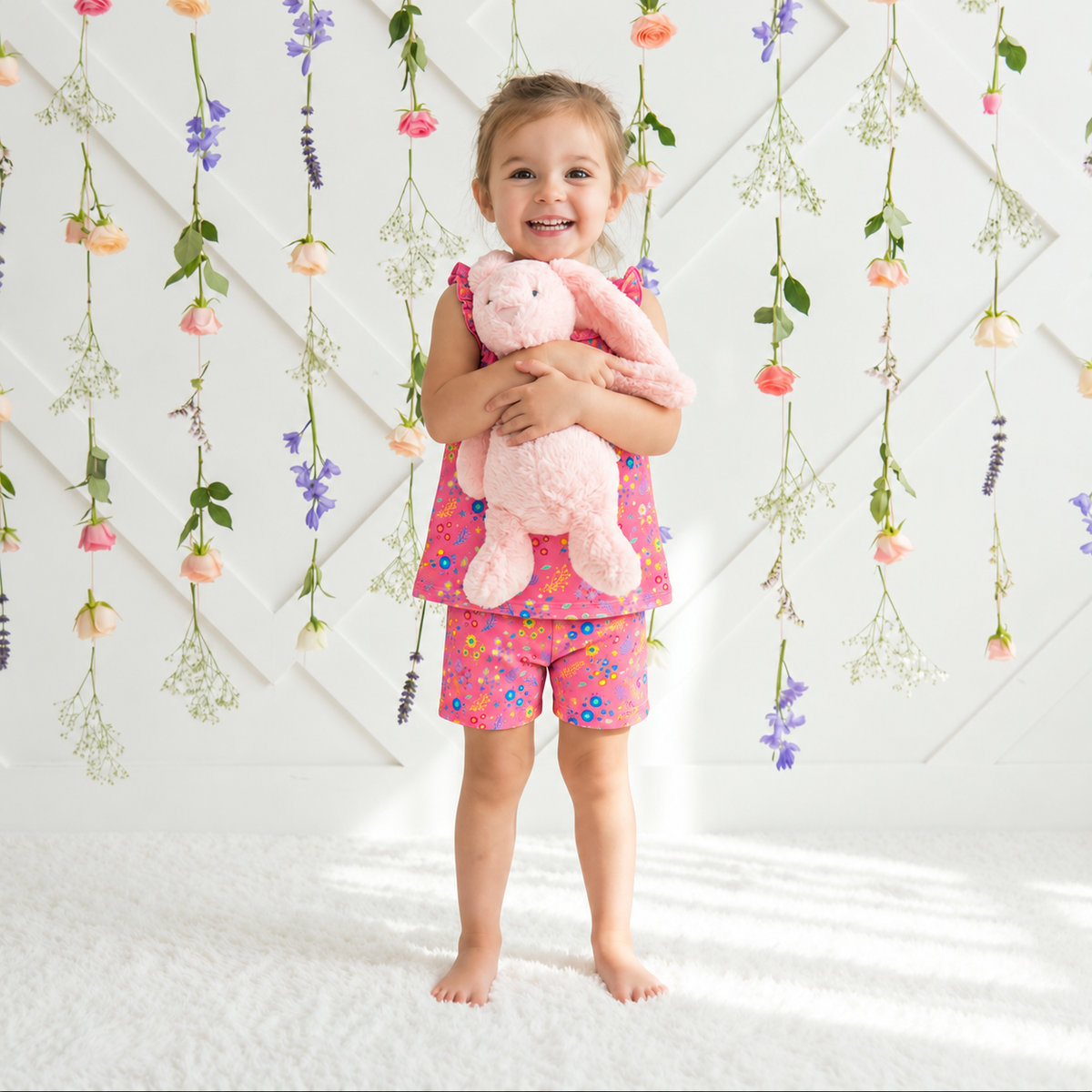 Flower Confetti Flutter Tank & Shorts
