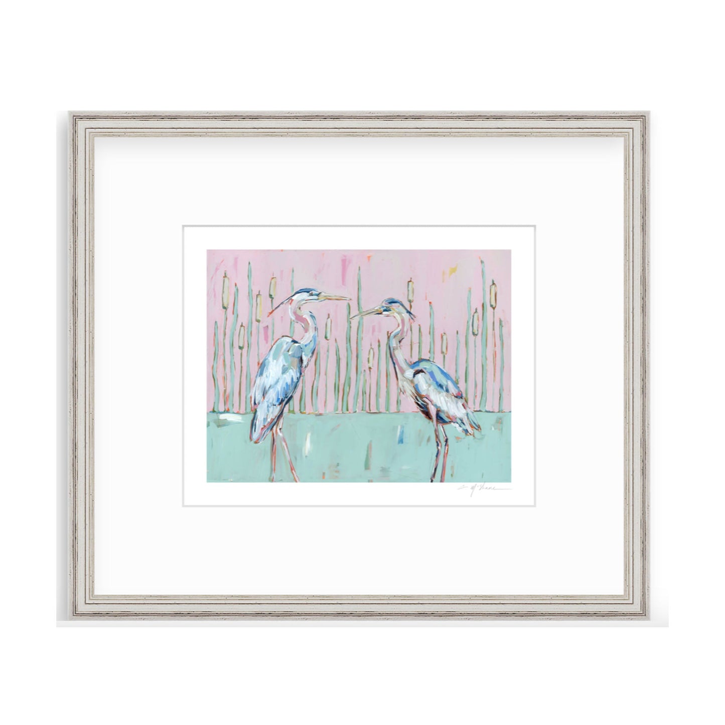 Follow Your Path Blue Herons Fine Art Print