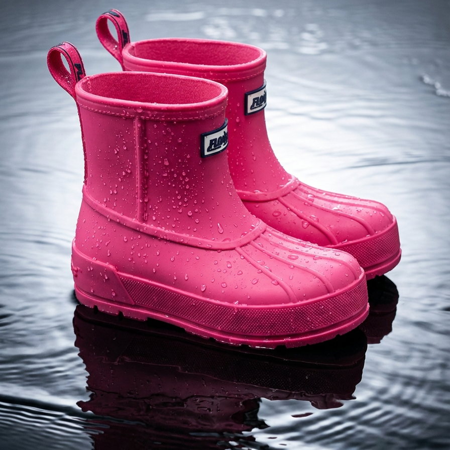 KIDS SCOUT-T RASPBERRY RAIN BOOT