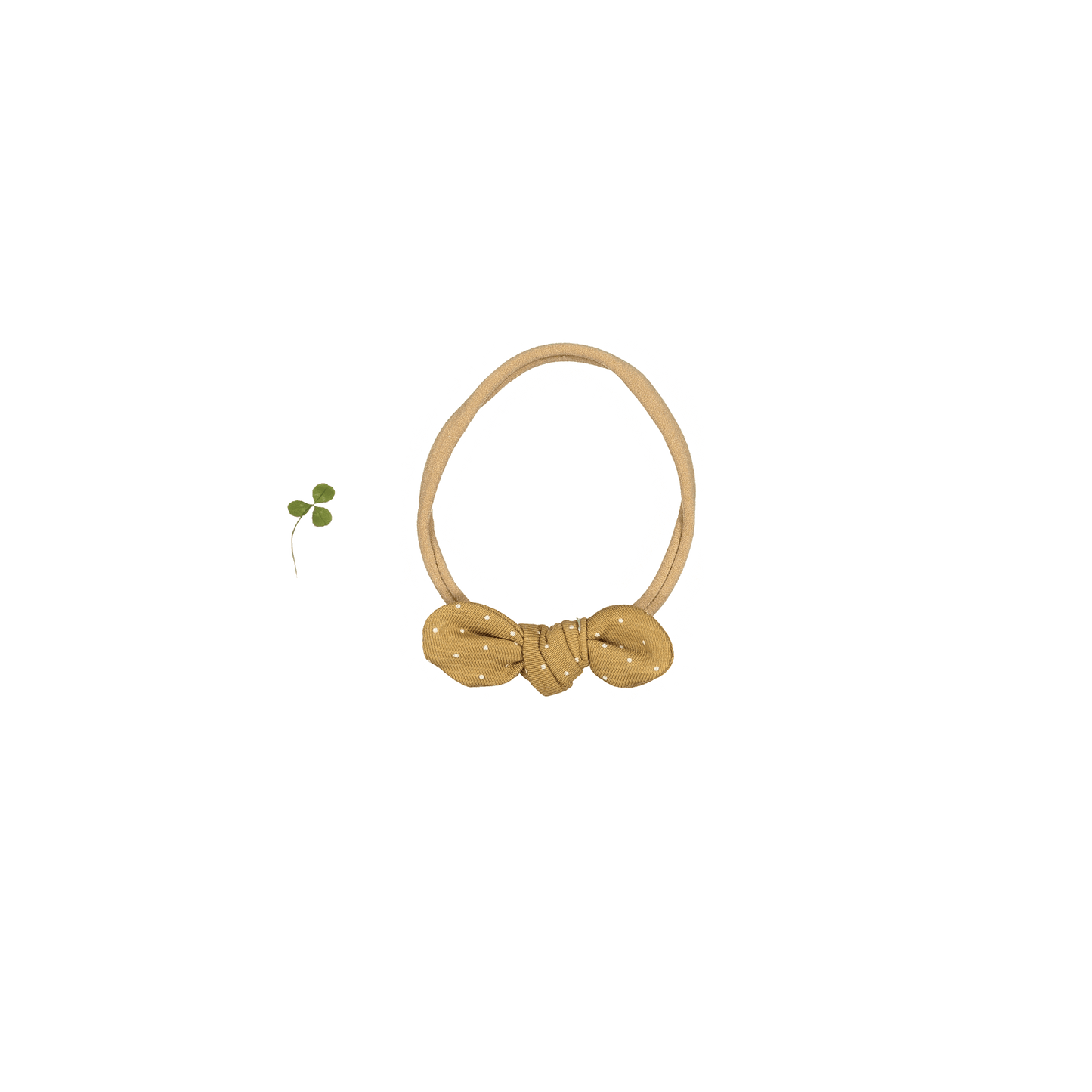 The Printed Bow - Golden Dot