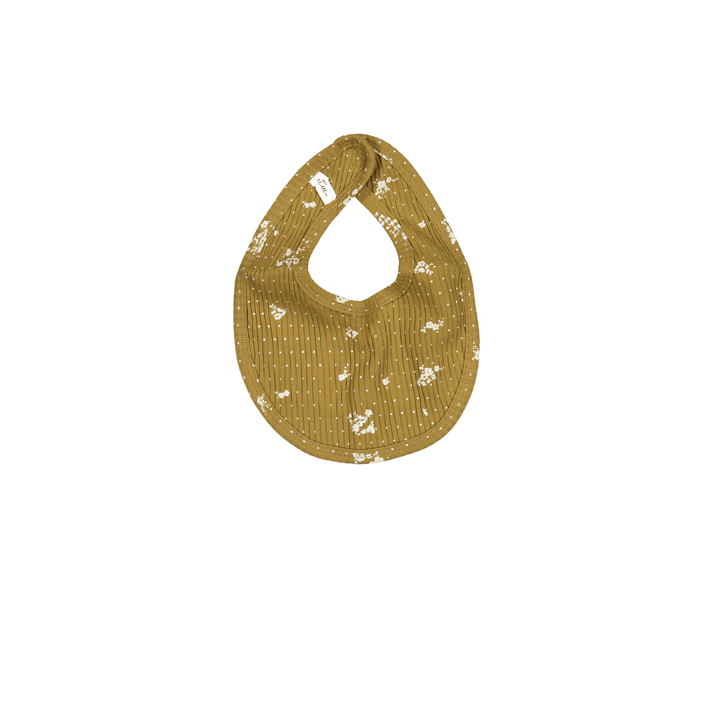 The Printed Bib - Golden Floral