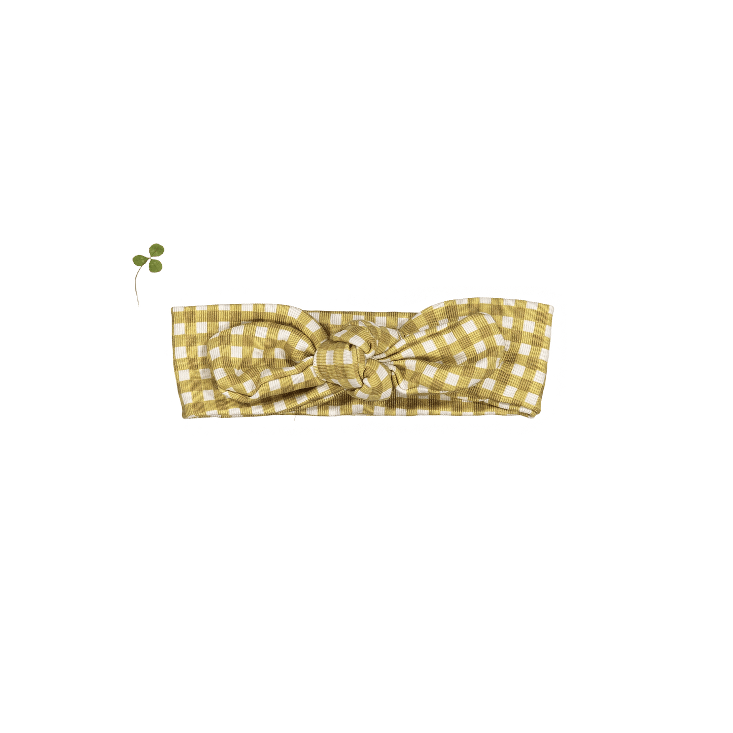 The Printed Headband - Golden Gingham