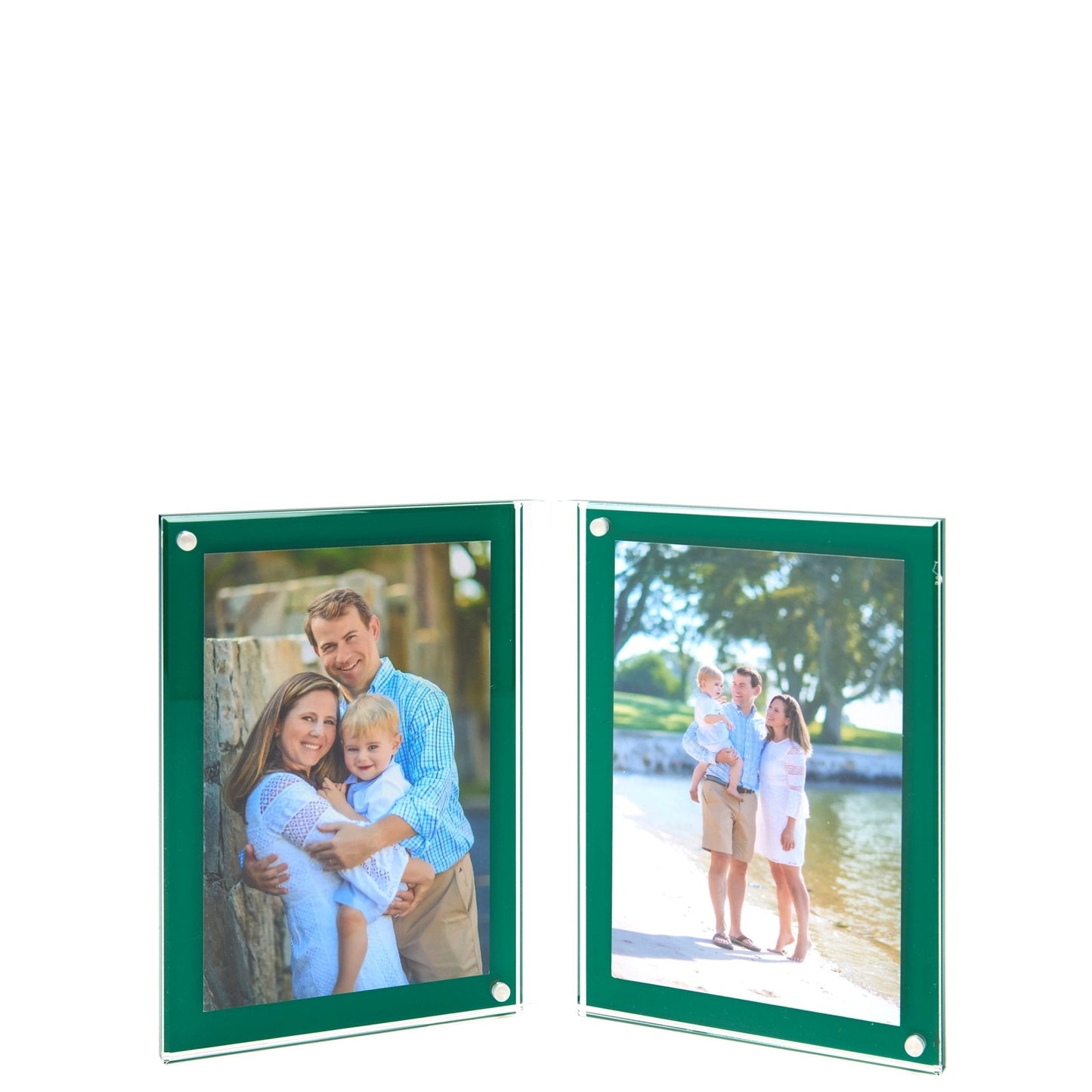 Green Acrylic Large Double Bevel Frame