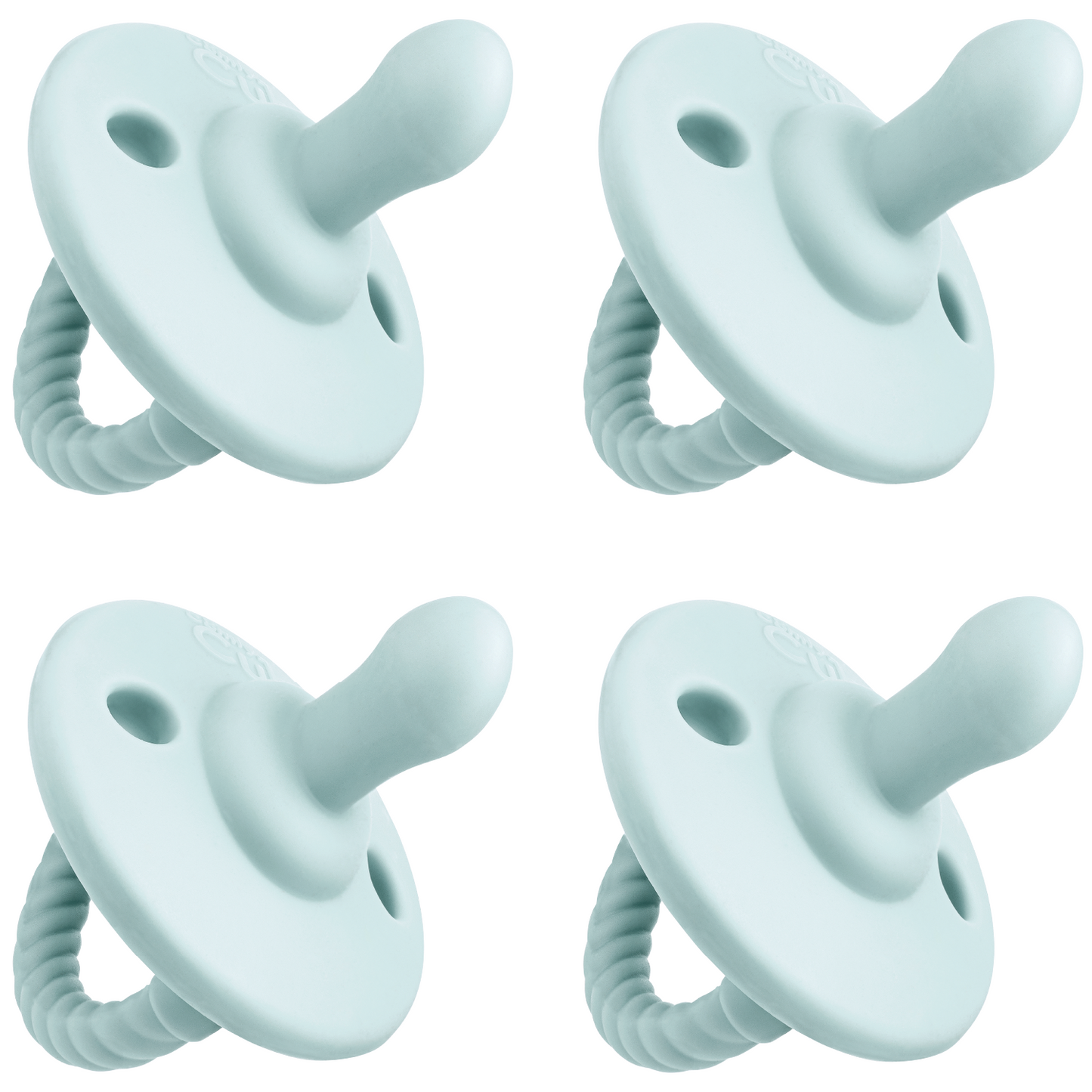 Pacifiers in Earth Green, 4 Pack