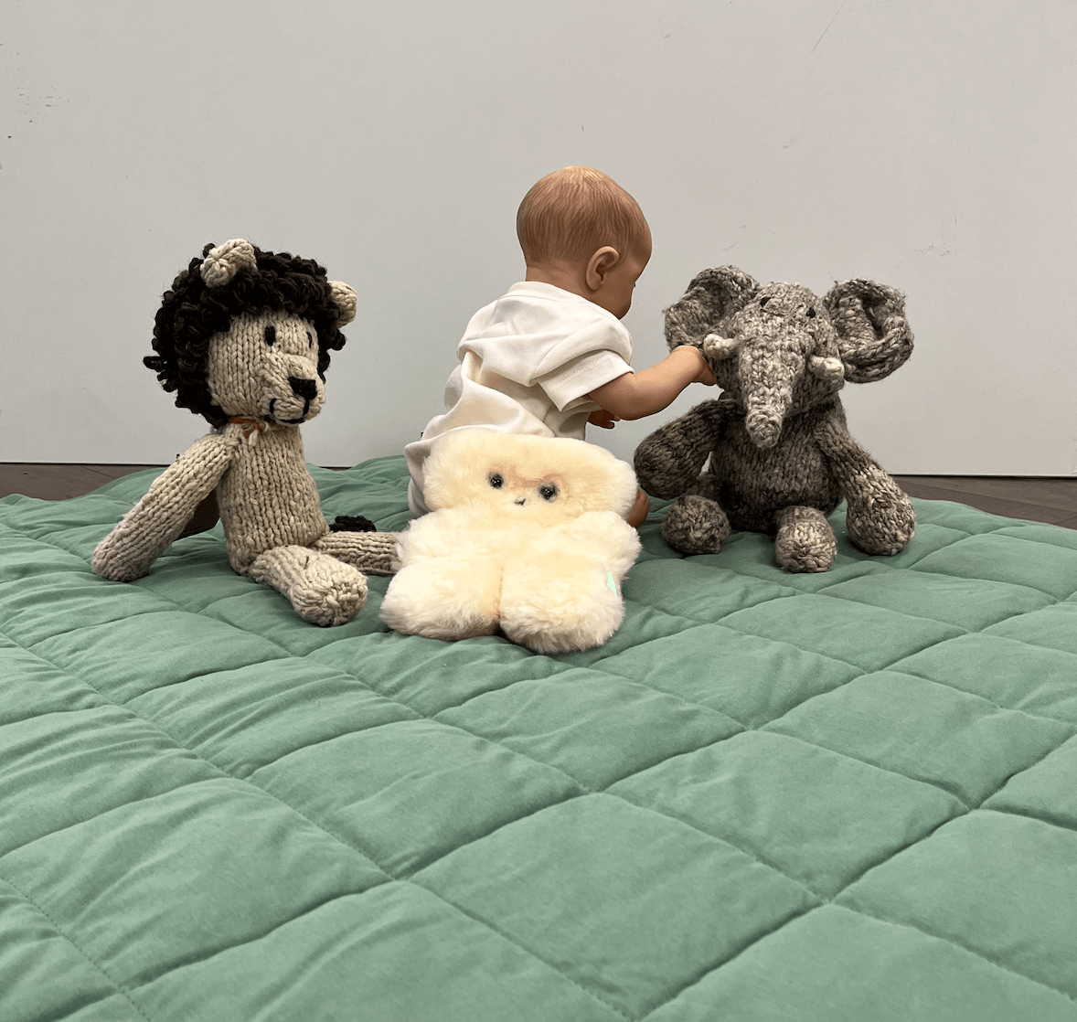 Organic Play Mat | Round | Basil Green