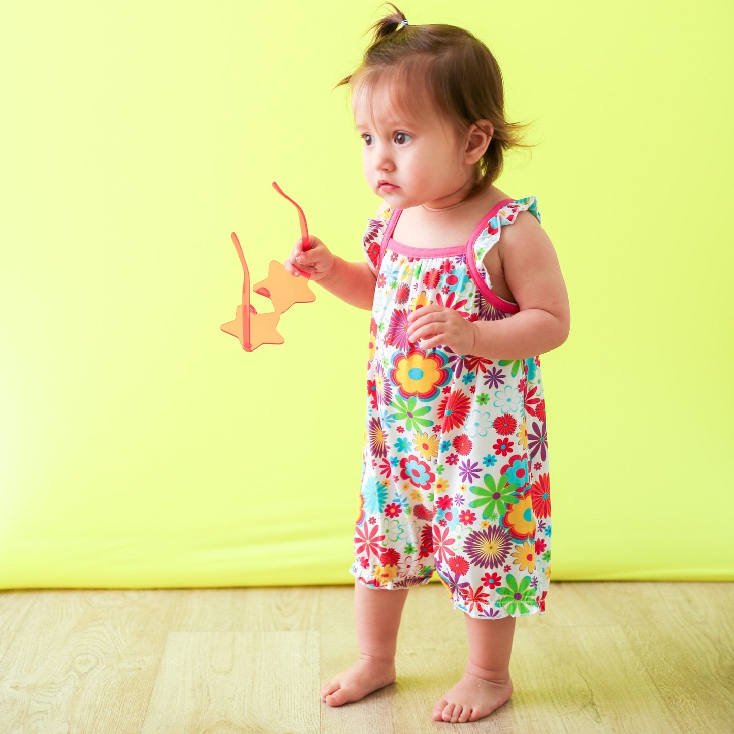 Groovy Bloom Bubble Romper