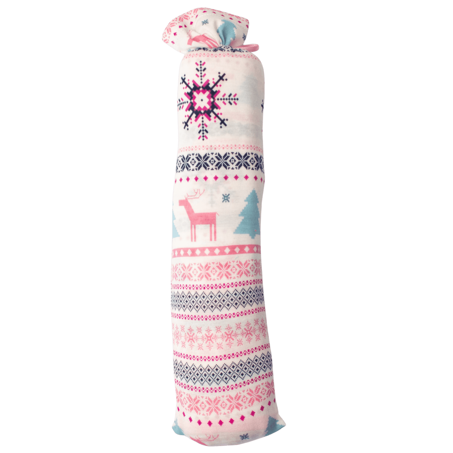 Holiday Reindeer Pink Swaddle