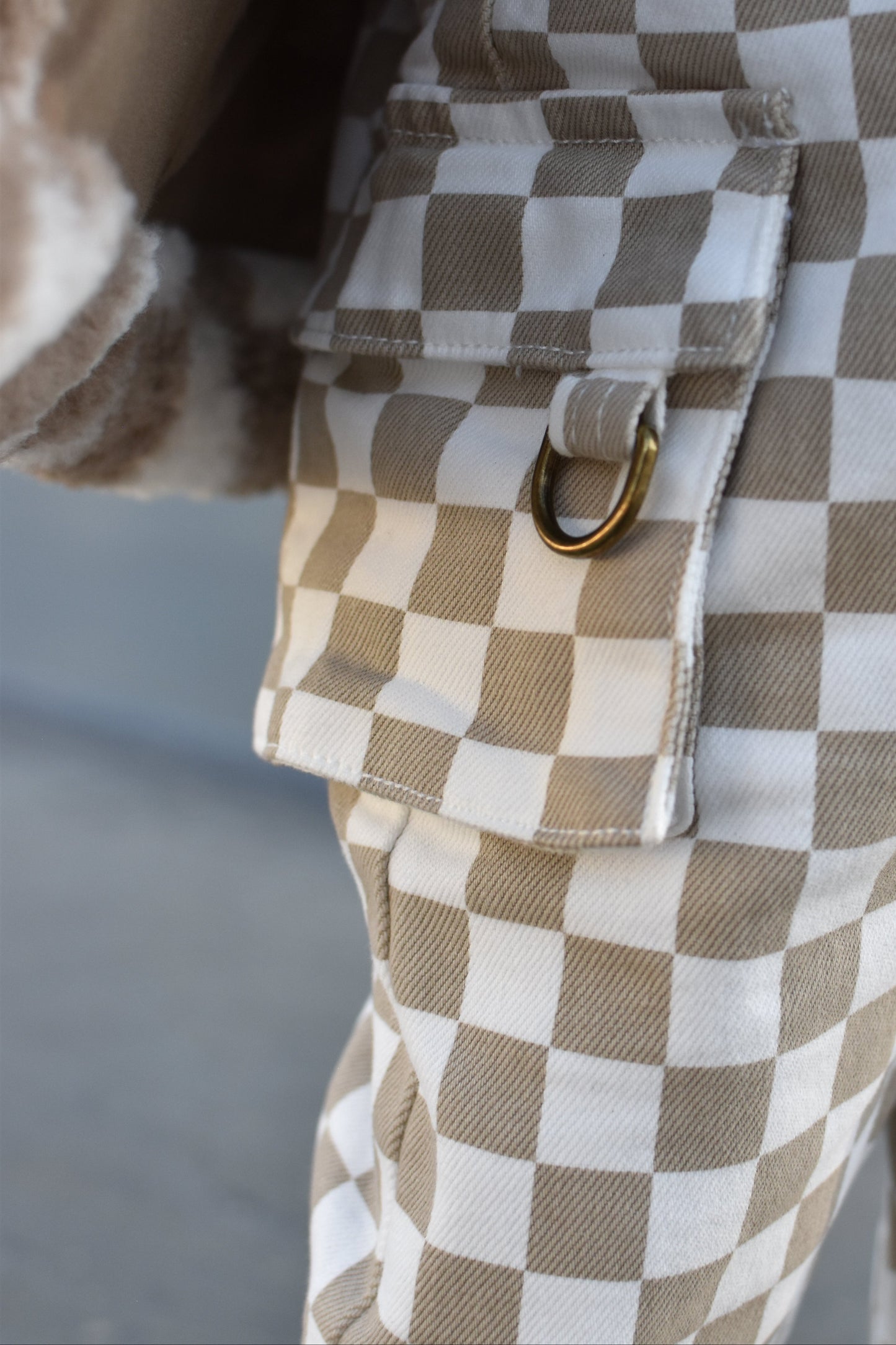 ZIGGY DENIM - OAT CHECKERS
