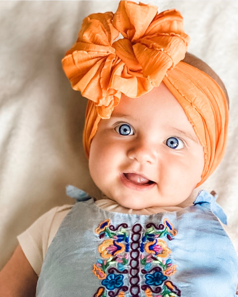Dreamsicle | Signature Ruffled Baby Headband