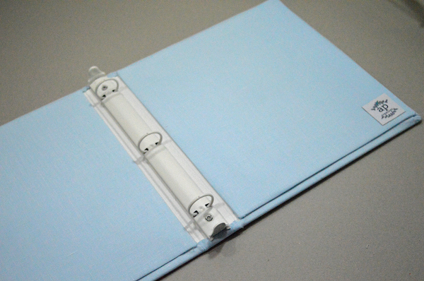Baby Memory Book - Blue Silk (w/o Bow)