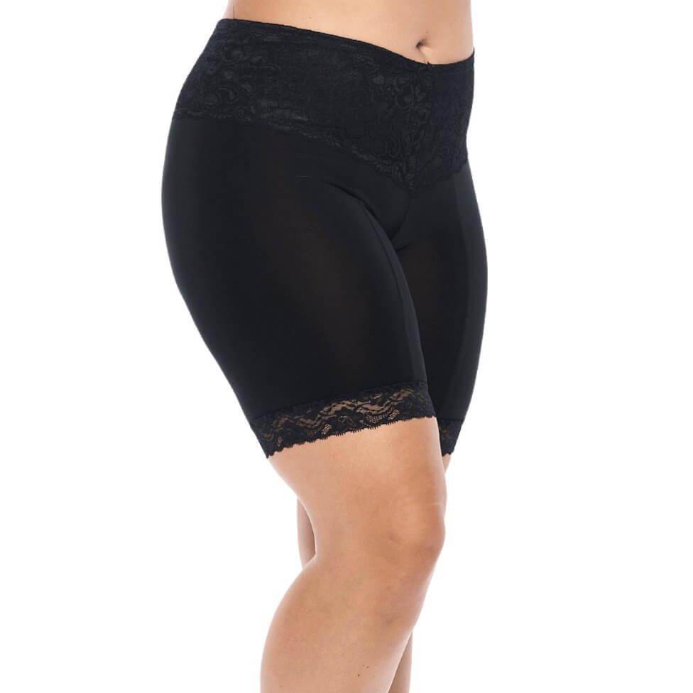 Signature Lace Shortlette Slipshort 9" | Black