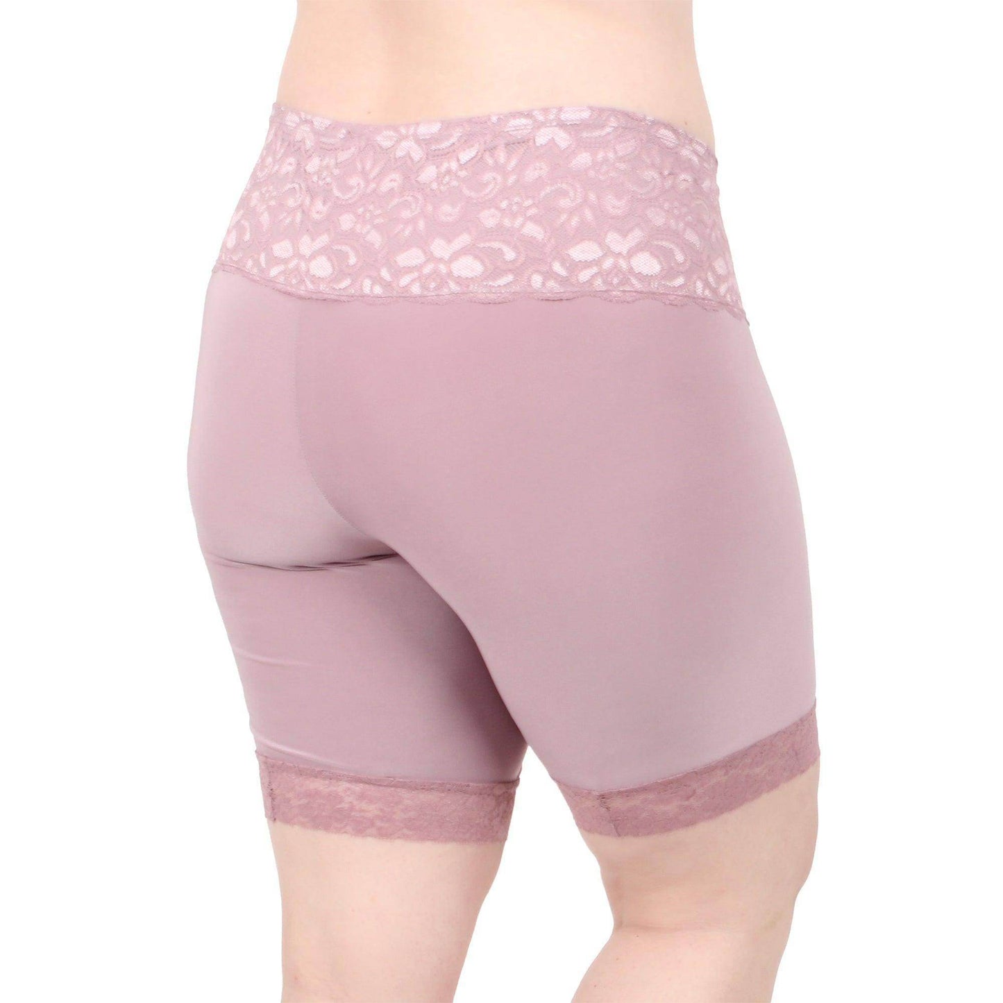 Signature Lace Shortlette Slipshort 9" | Blush