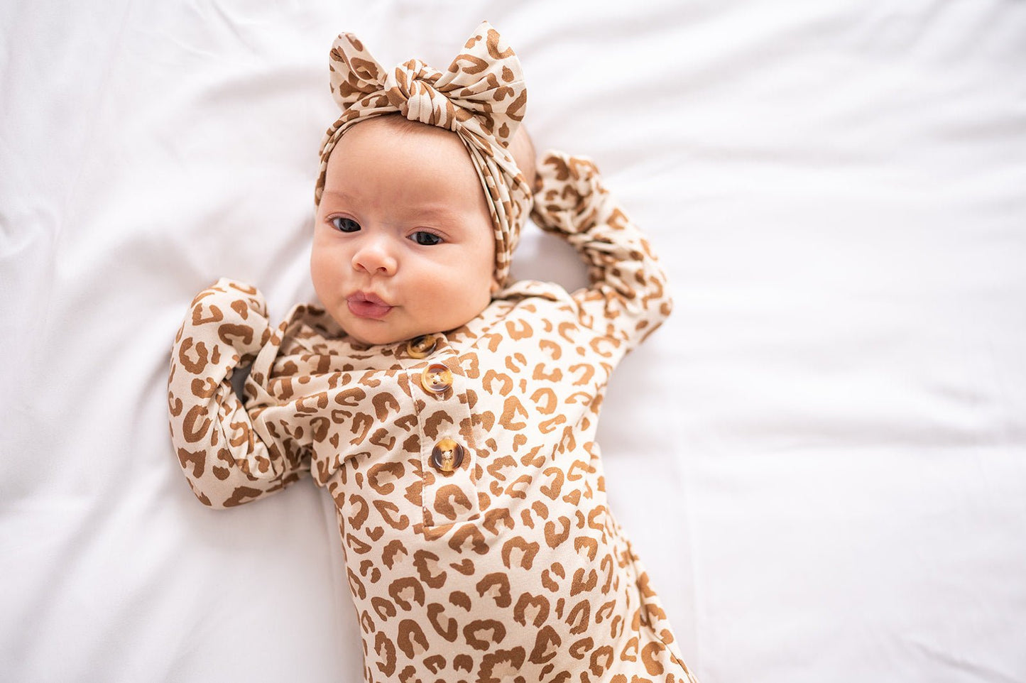 Knotted Headband - Leopard