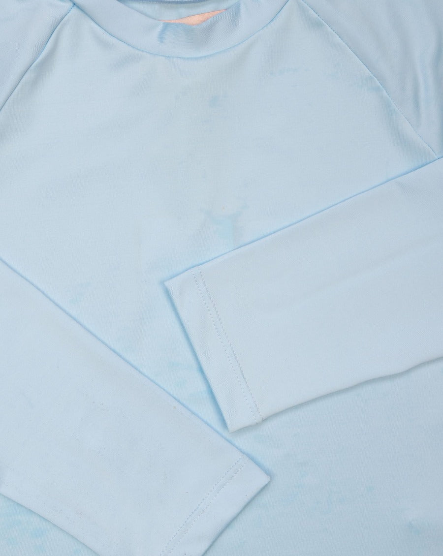 Rash Guard Long Sleeve in Light Blue
