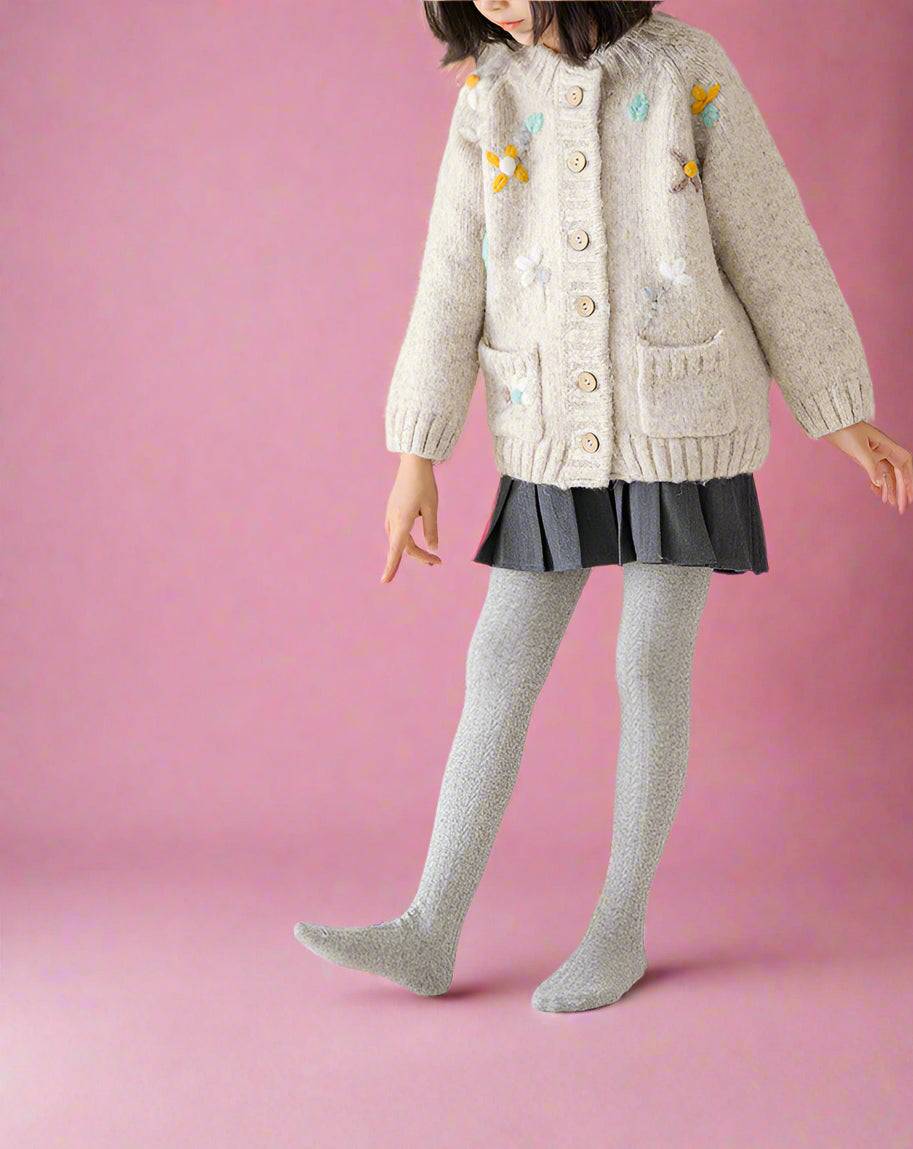 Little Love Bug Cable Knit Tights