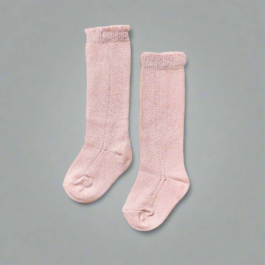 LLB Eyelet Knee High Socks (2 pairs in each order)