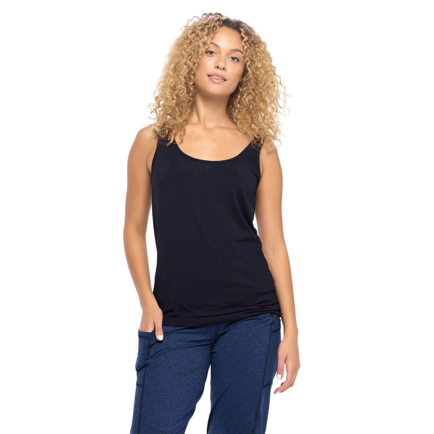 Lux Essential Tank Top | Black
