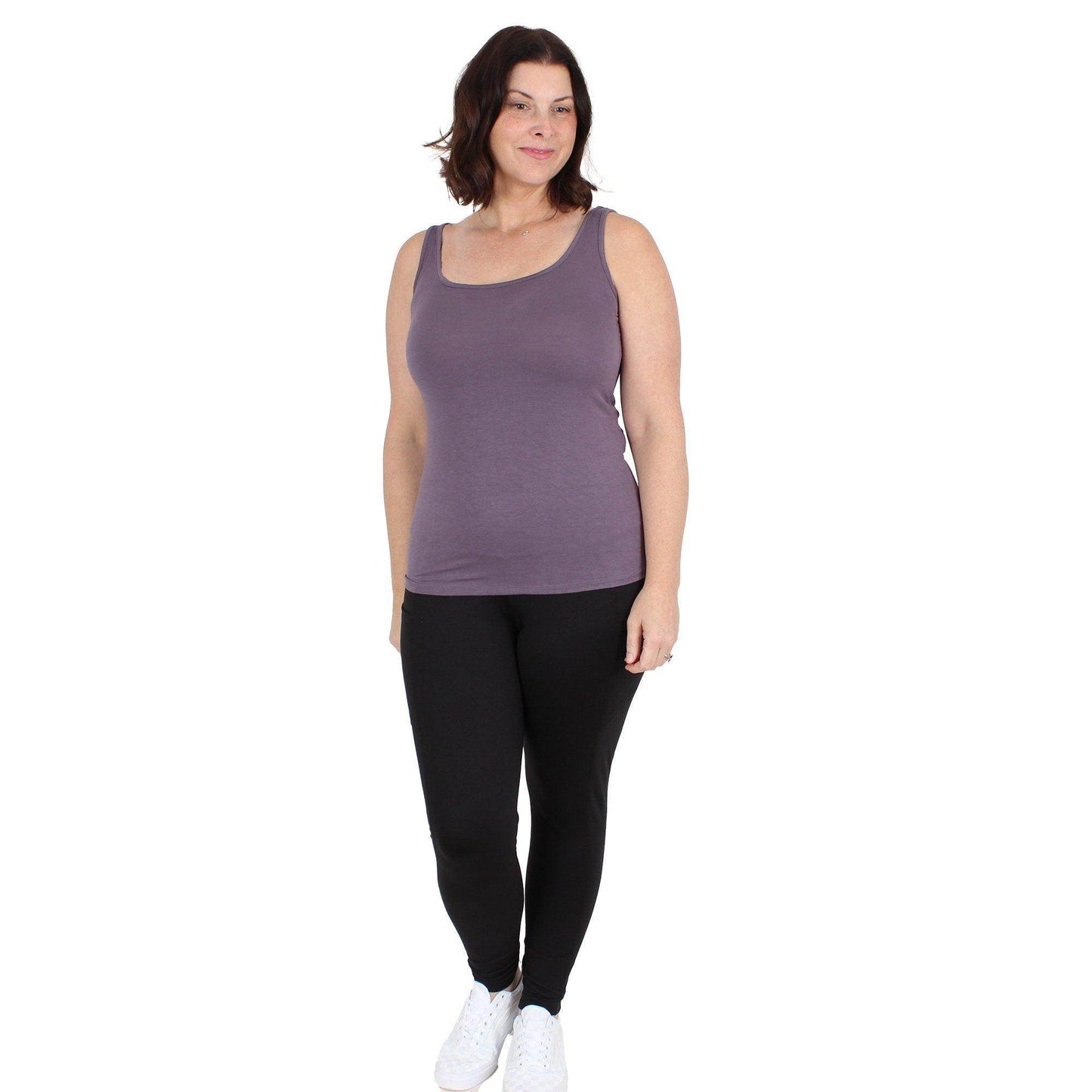 Lux Essential Tank Top | Dark Purple