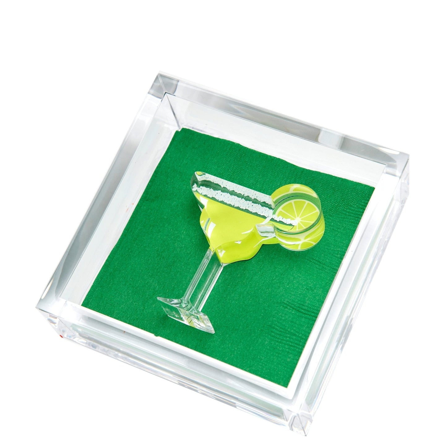 Margarita Acrylic Cocktail Napkin Holder