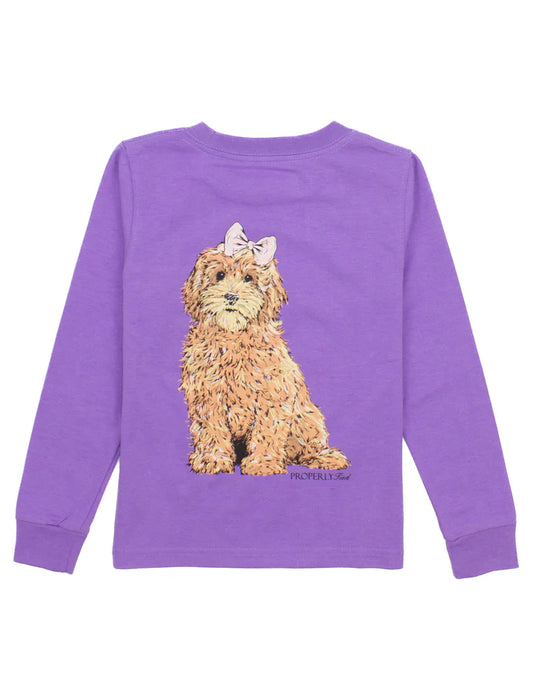 Girls Goldendoodle LS T-Shirt