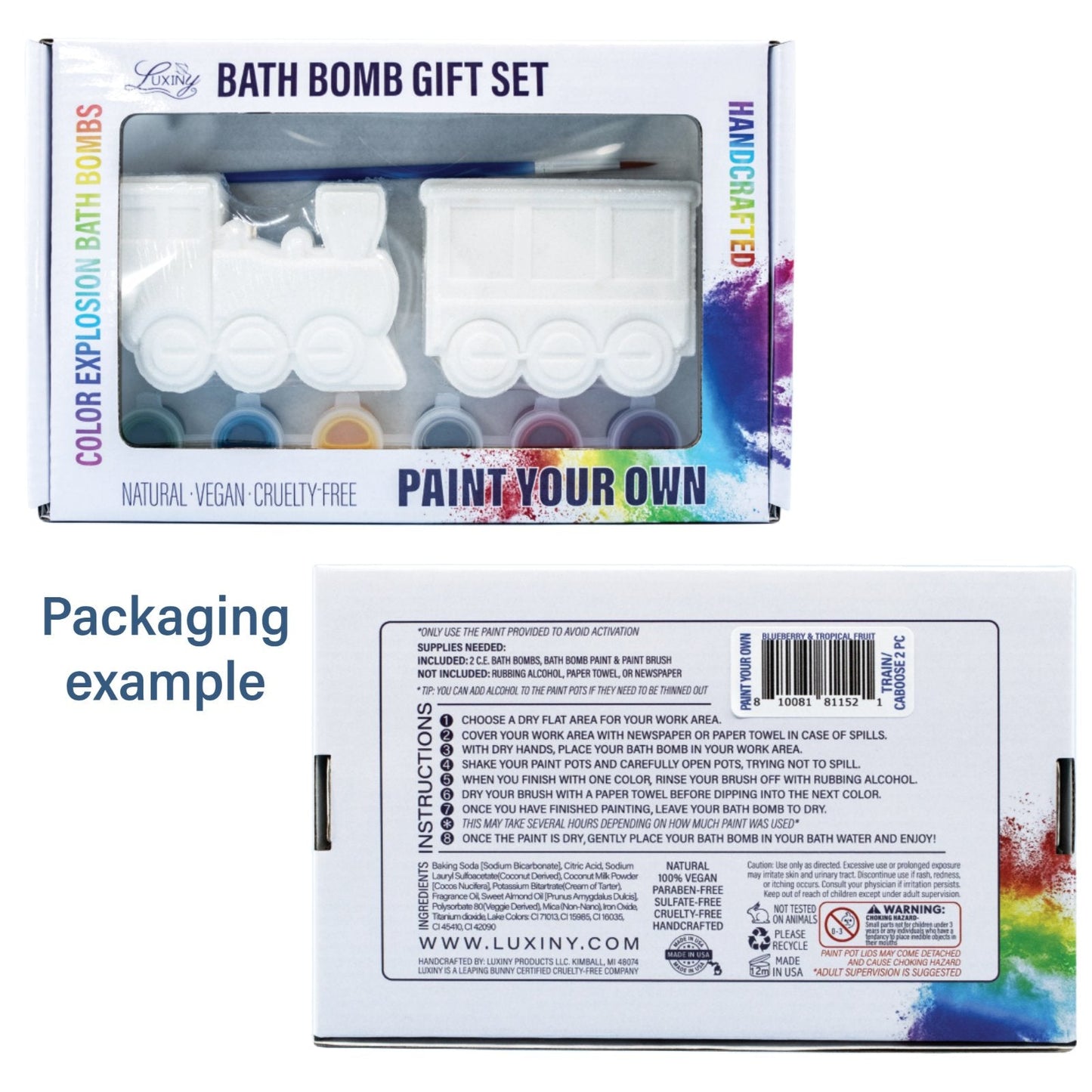 Bath Bomb | Paint Your Own Bath Bombs | Owl | Fox