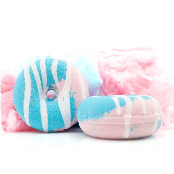 Bath Bombs | Cotton Candy Bath Bomb | Donut Bath Bombs